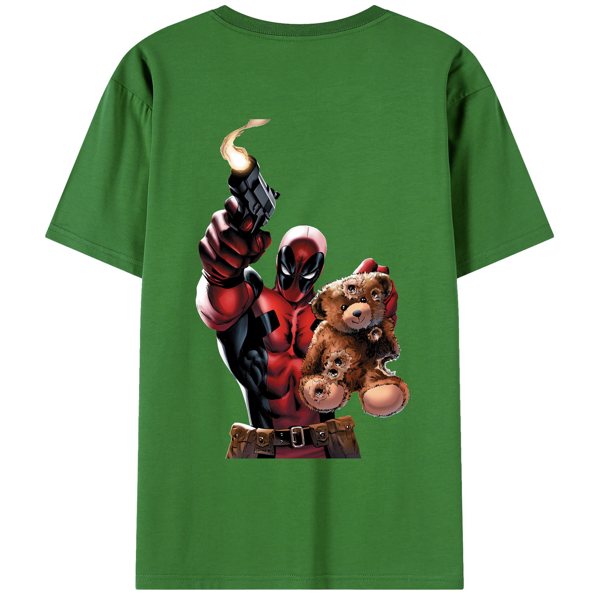 （画像用） Deadpool デッドプール レディース半袖Tシャツ(バックプリント)